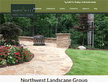 Tablet Screenshot of northwestlandscapegroup.com